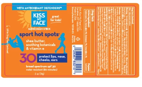 Kiss My Face SPF 30 Face Stick 포장