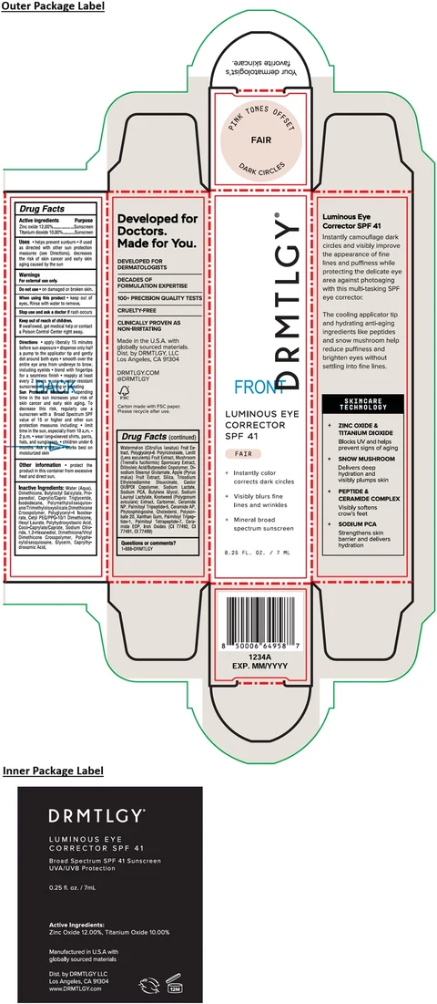 LUMINOUS EYE CORRECTOR SPF 41 - FAIR packaging