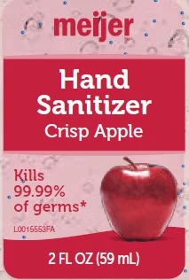 Crisp Apple Hand Sani 포장