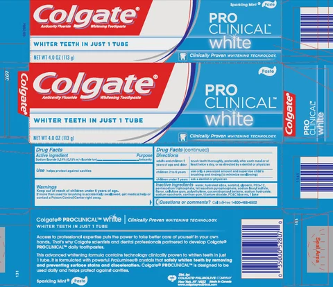 COLGATE PROCLINICAL - Sparkling Mint packaging