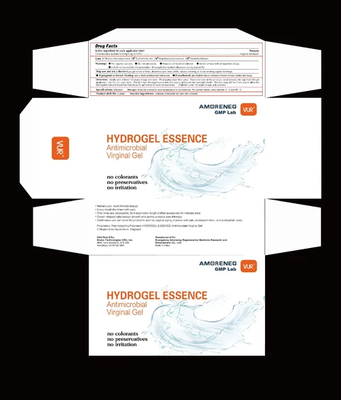 HYDROGEL ESSENCE Antimicrobial Virginal Gel. packaging