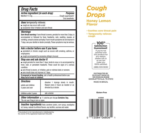 Cough Drops Dollar General Honey Lemon 200ct 포장