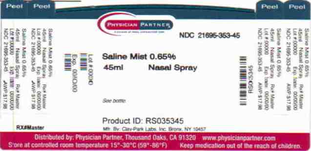 Saline Mist 포장