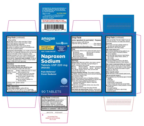 PACKAGE LABEL-PRINCIPAL DISPLAY PANEL - 220 mg (90 Tablets Container Carton Label)