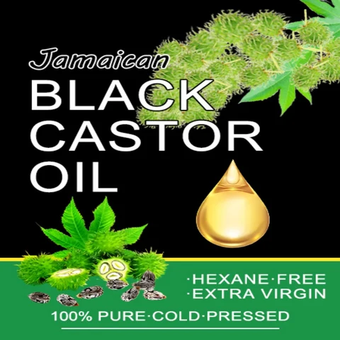 Black Castor Oil 포장