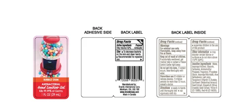 Bubble Gum packaging