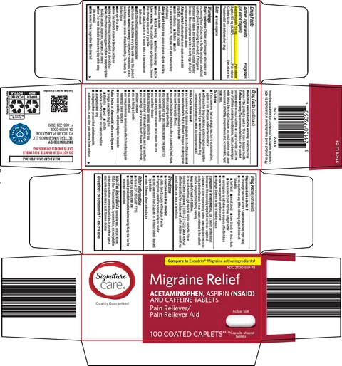 Signature Care Migraine Relief 포장