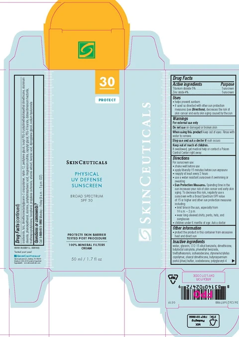 SkinCeuticals Physical UV Defense Broad Spectrum SPF 30 Sunscreen packaging
