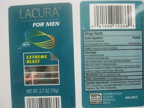 Lacura Extreme Blastanti-perspirant deodorant packaging