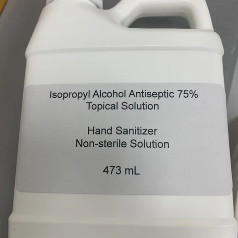 Hand Sanitizer packaging