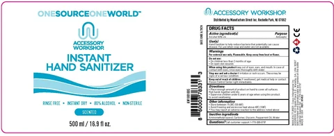 500 ml label