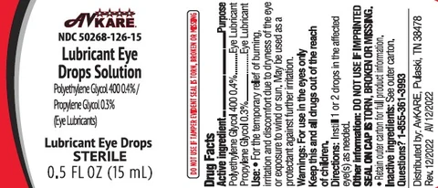 Lubricant Eye Drops Solution packaging