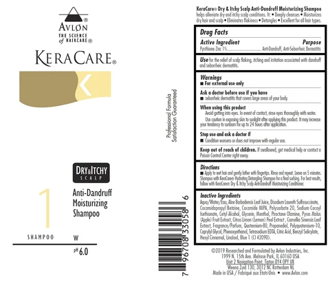 KeraCare Dry and Itchy Scalp Anti-Dandruff 포장