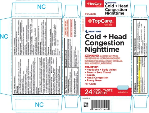 Cold Plus Head Congestion Nighttime 포장