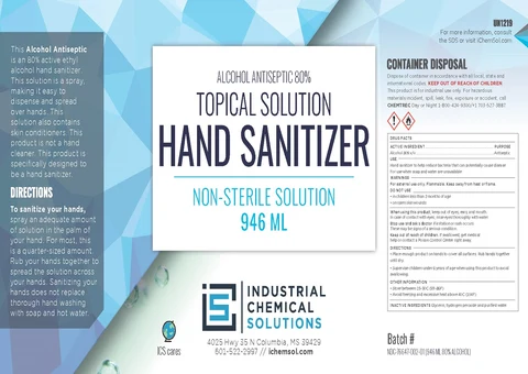 Topical Solution Hand Sanitizer 포장