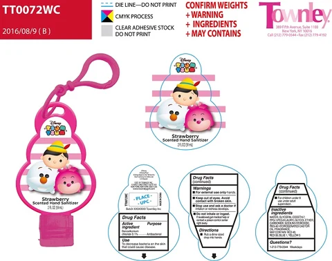 Tsum Tsum Strawberry Scented Hand Sanitizer 포장