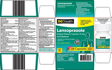 dg health lansoprazole packaging