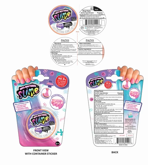 ANTI-BACTERIAL SLIME 포장