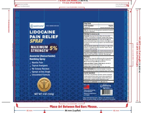 Welmate Numbing Relief packaging