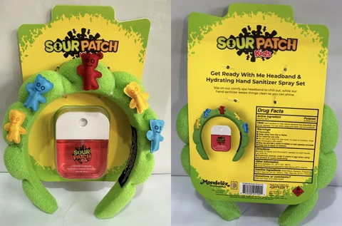 SOURPATCH KIDS HAND SANITIZER SET WATERMELON 포장