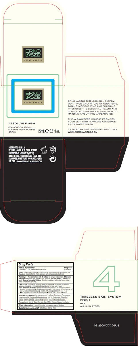 Absolute Finish Foundation SPF15 packaging