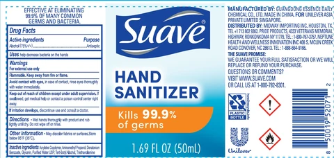 Suave Hand Sanitizer 포장