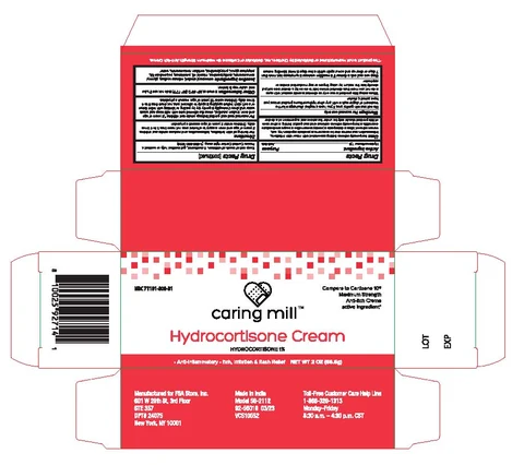 Caring Mills Hydrocortisone 포장