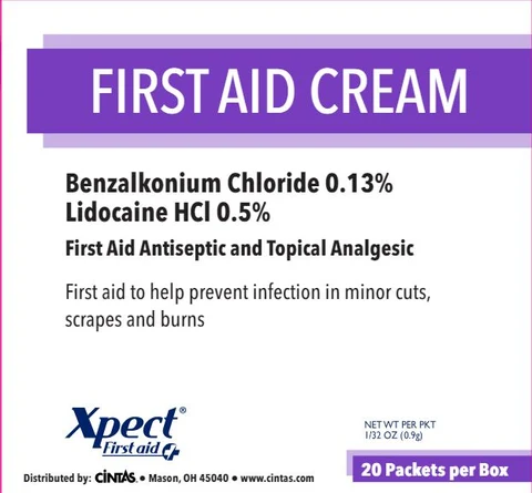 Xpect First Aid Cream packaging