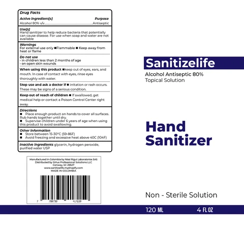 Hand Sanitizer packaging