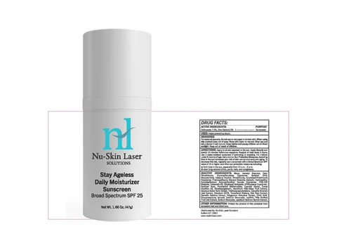 Stay Ageless Daily Moisturizer Sunscreen Broad Spectrum SPF 25 packaging