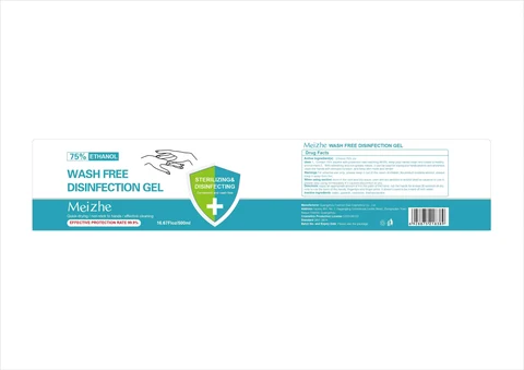 WASH FREE DISINFECTION packaging