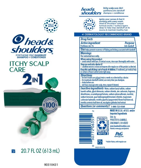 Head and ShouldersItchy Scalp 2in1 packaging