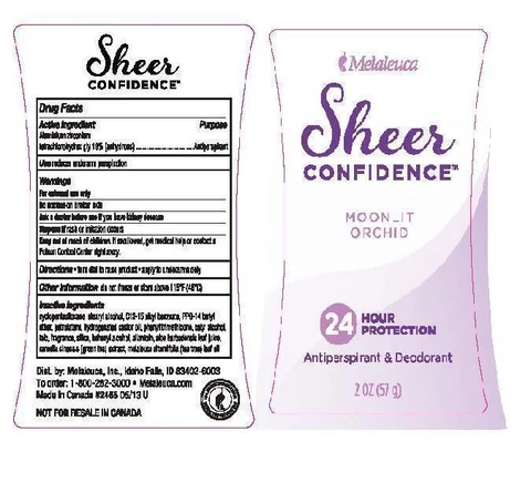 Sheer Confidence Antiperspirant DeodorantMoonlit Orchid 포장