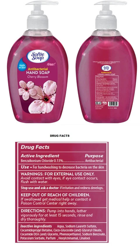 Softie Antibacterial HANDSOAP Cherry Blossom 포장