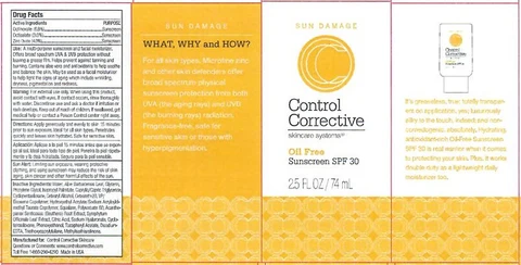 CONTROL CORRECTIVE SUNSCREENSPF-30 packaging