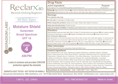 Reclarx Moisture Shield 포장