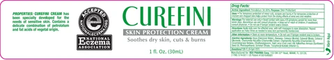 CUREFINI Skin Protection Cream packaging