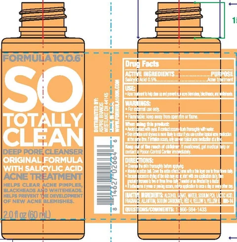SO TOTALLY CLEAN DEEP PORE CLEANSER 포장