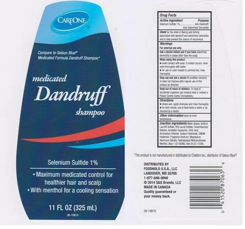 CAREONEMEDICATED DANDRUFF packaging