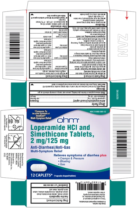 PRINCIPAL DISPLAY PANEL - 12 Caplet Blister Pack Carton