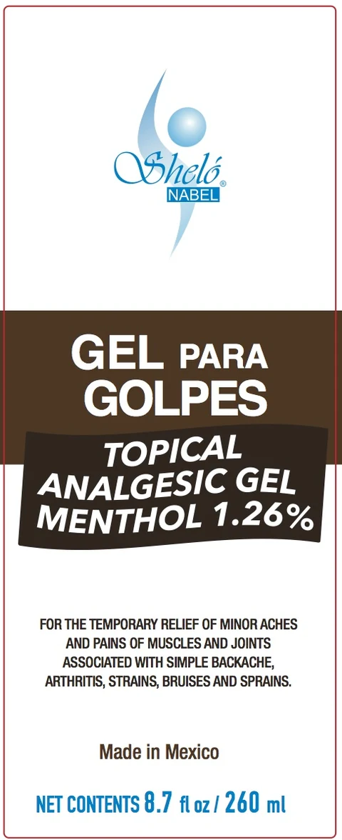 Shelo NABEL Gel para Golpes 포장