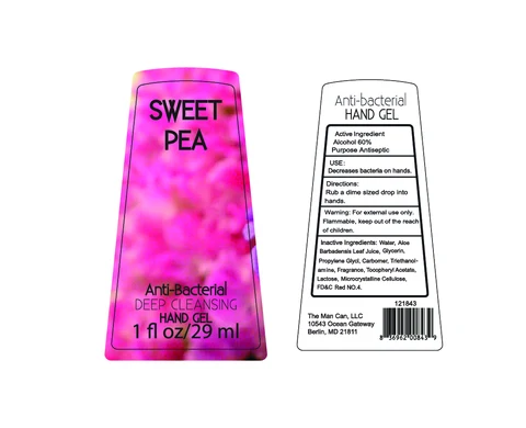 Anti-Bacterial Hand Gel Sweet Pea 포장