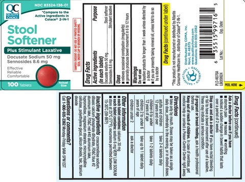 Stool Softener packaging