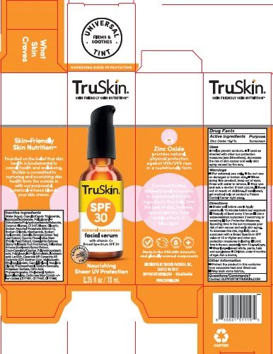 Truskin SPF 30 Mineral Sunscreen Facial Serum 포장