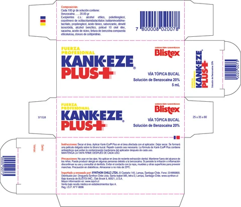 Blistex Kank-Eze 포장