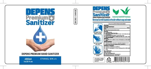 DEPENS PREMIUM HAND SANITIZER 포장