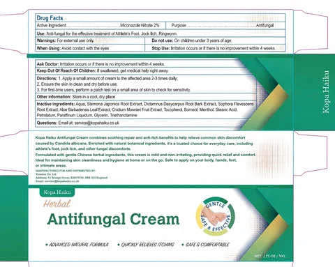 Kopa Haiku Antifungal Cream packaging