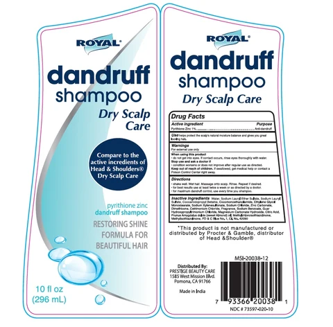 Royal Dandruff Dry Scalp Care packaging
