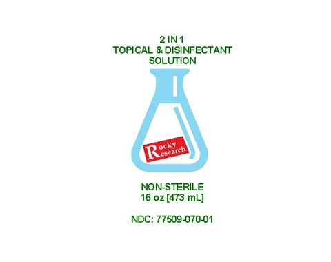 2 in 1 Hand Sanitizer/Disinfectant 포장