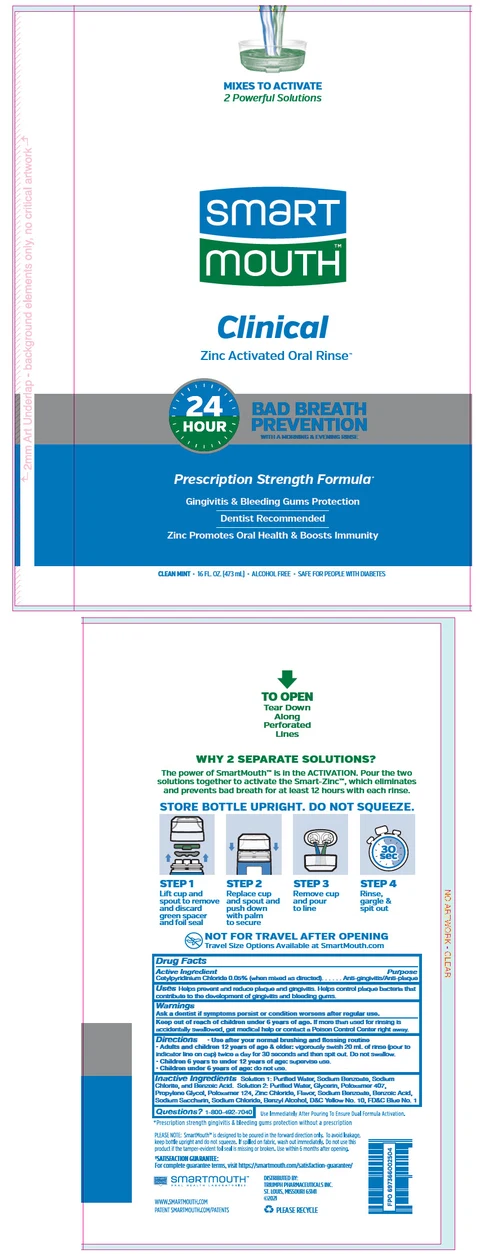 SmartMouth Clinical Gum and Plaque Formula 포장